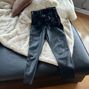 Vegan leather pants